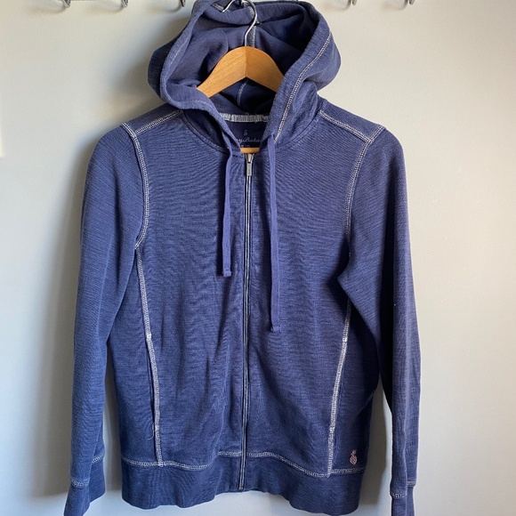 Tommy Bahama Women's Full Zip Hoodie Jacket Purplish-Blue Sz S - Picture 1 of 10